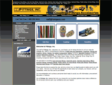 Tablet Screenshot of fittingsinc.com